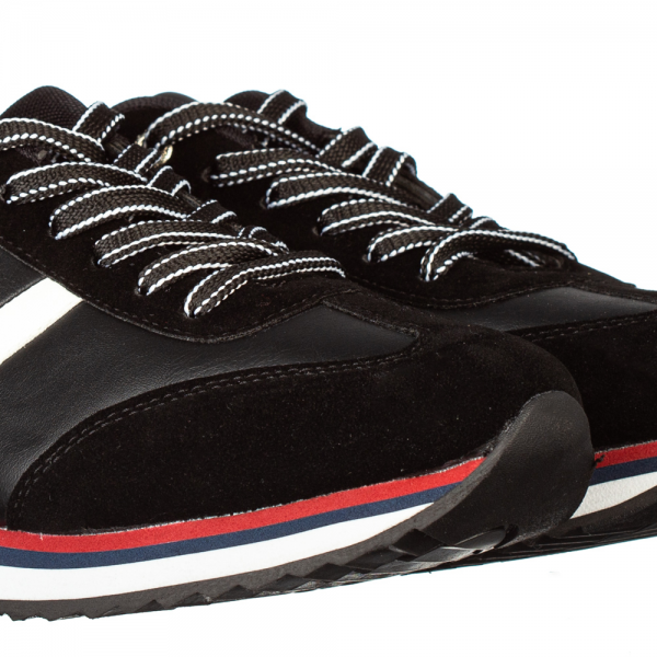 Мъжки спортни обувки Asitt черни, 3 - Kalapod.bg